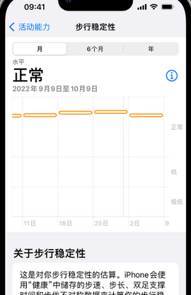 色达iPhone手机维修如何在iPhone开启'步行稳定性通知'