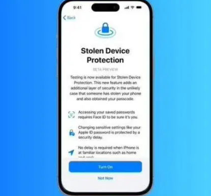 色达苹果授权维修店分享被盗设备保护功能开启方法 