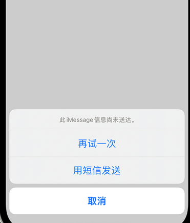 色达apple维修iPhone上无法正常发送iMessage信息