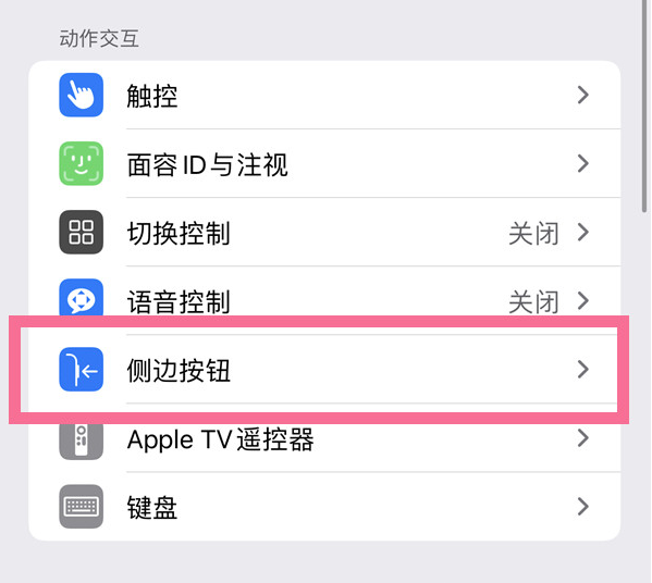 色达苹果14维修店分享iPhone14 Plus侧键双击下载功能关闭方法 