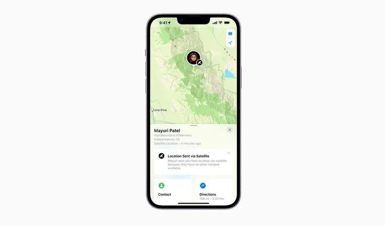 色达苹果14维修分享iPhone14系列中 FindMy功能通过卫星分享位置方法教程 